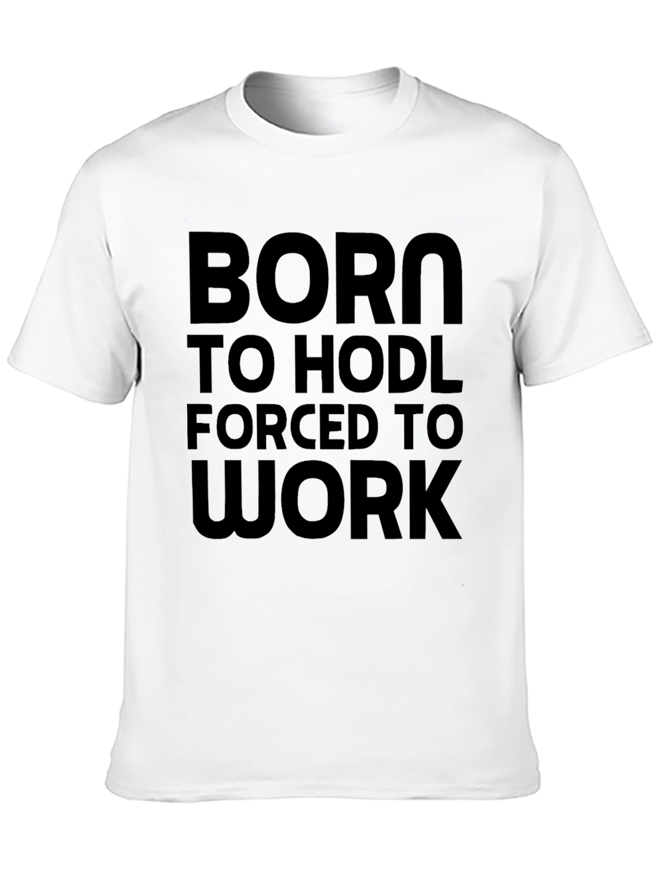Born to HODL Black Tee