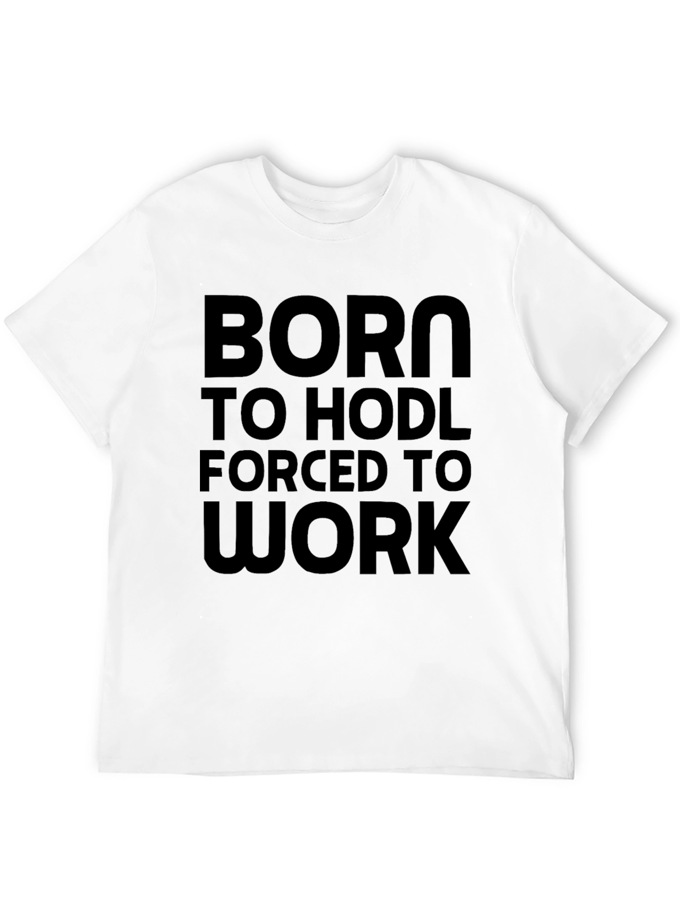 Born to HODL Black Tee