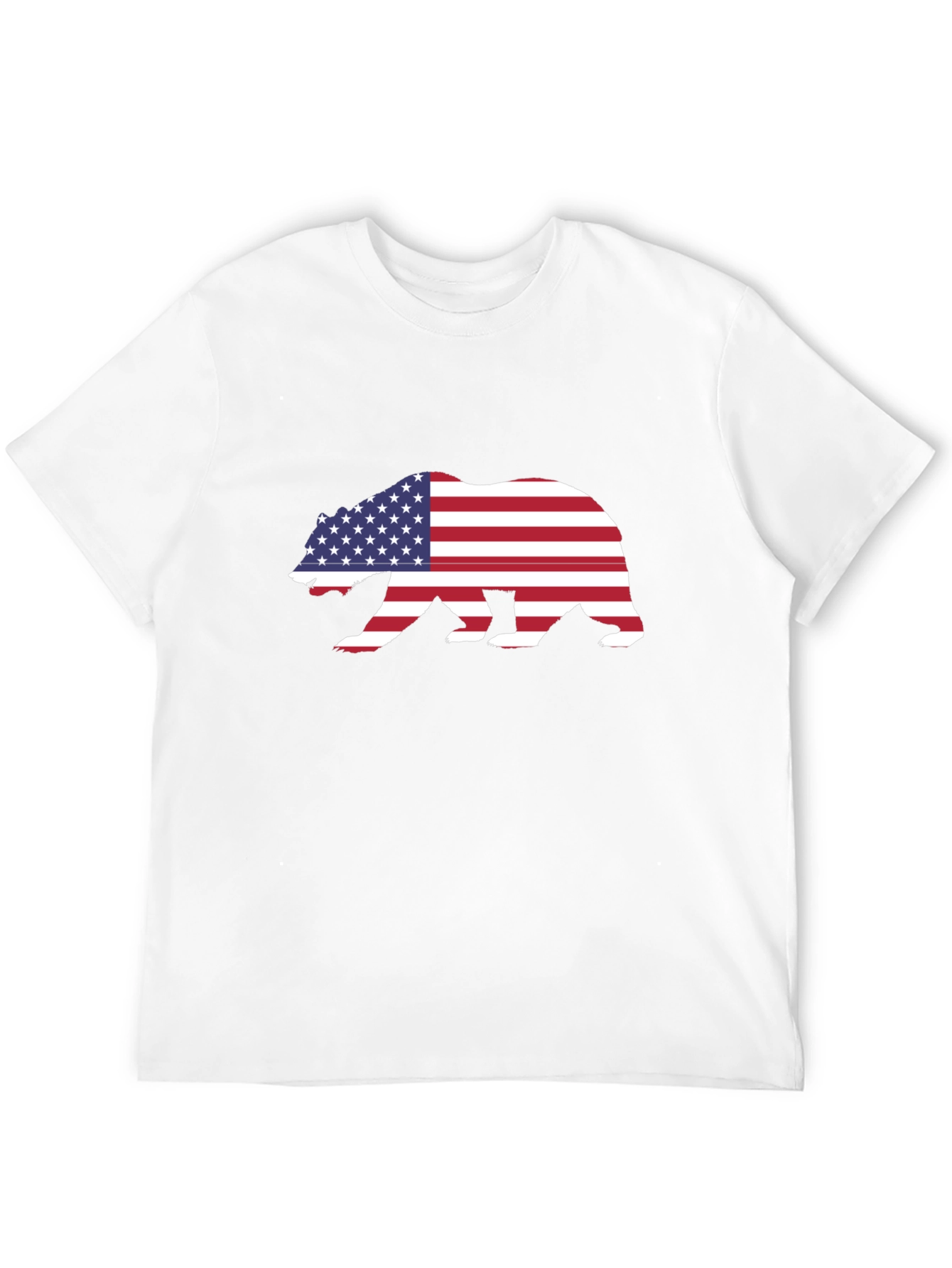 American Flag Bear Graphic Tee