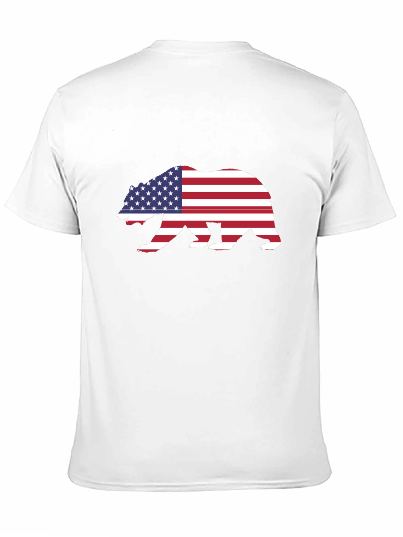 American Flag Bear Graphic Tee