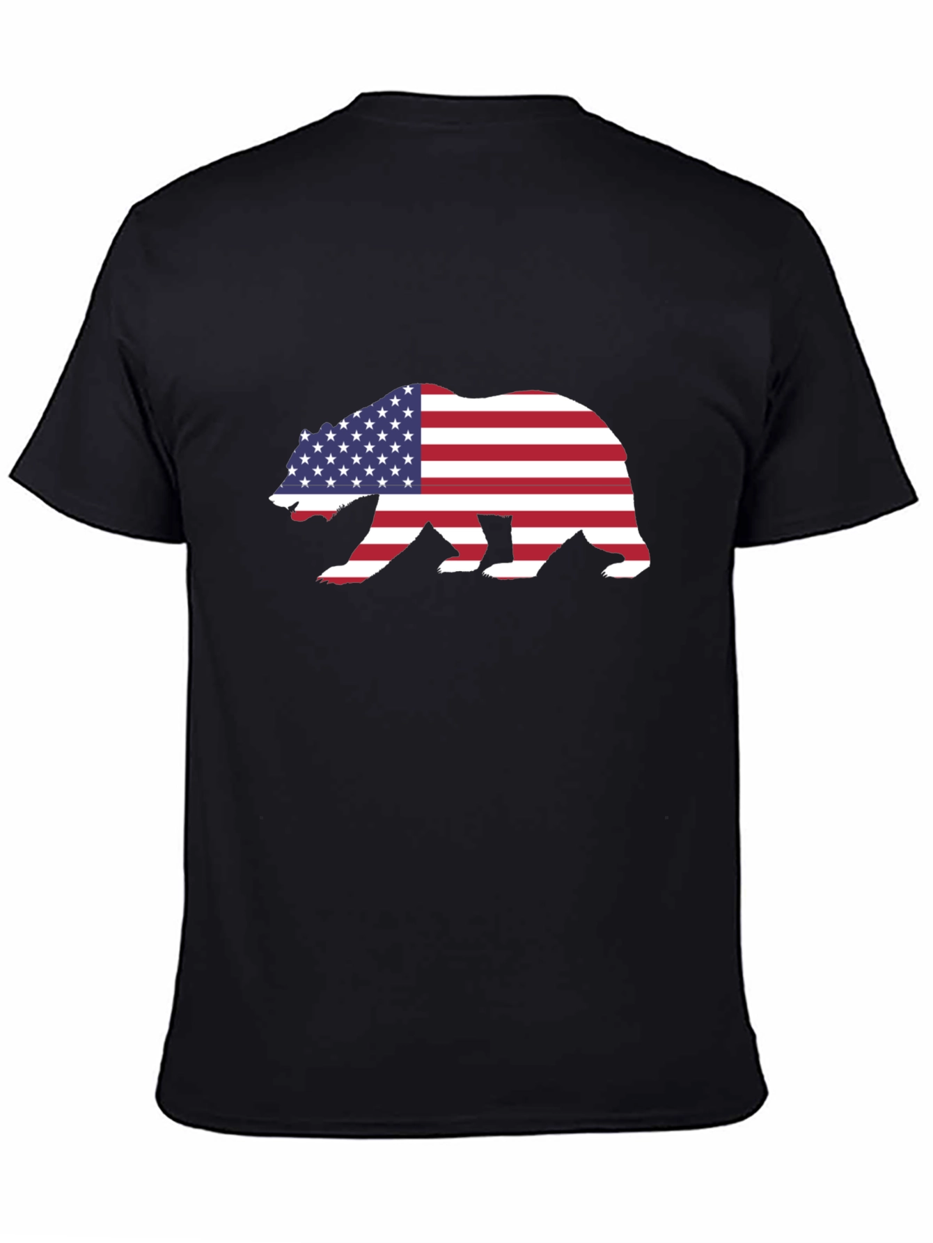 American Flag Bear Graphic Tee