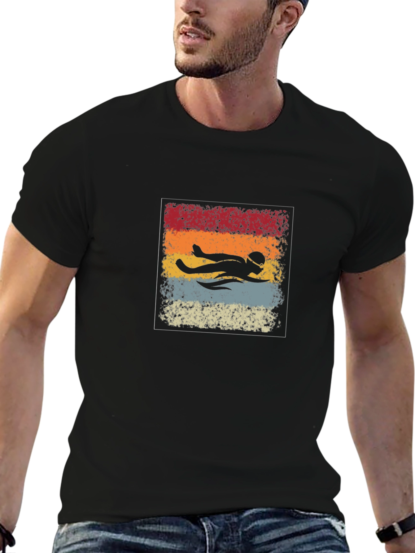 Retro Swimmer T-Shirt