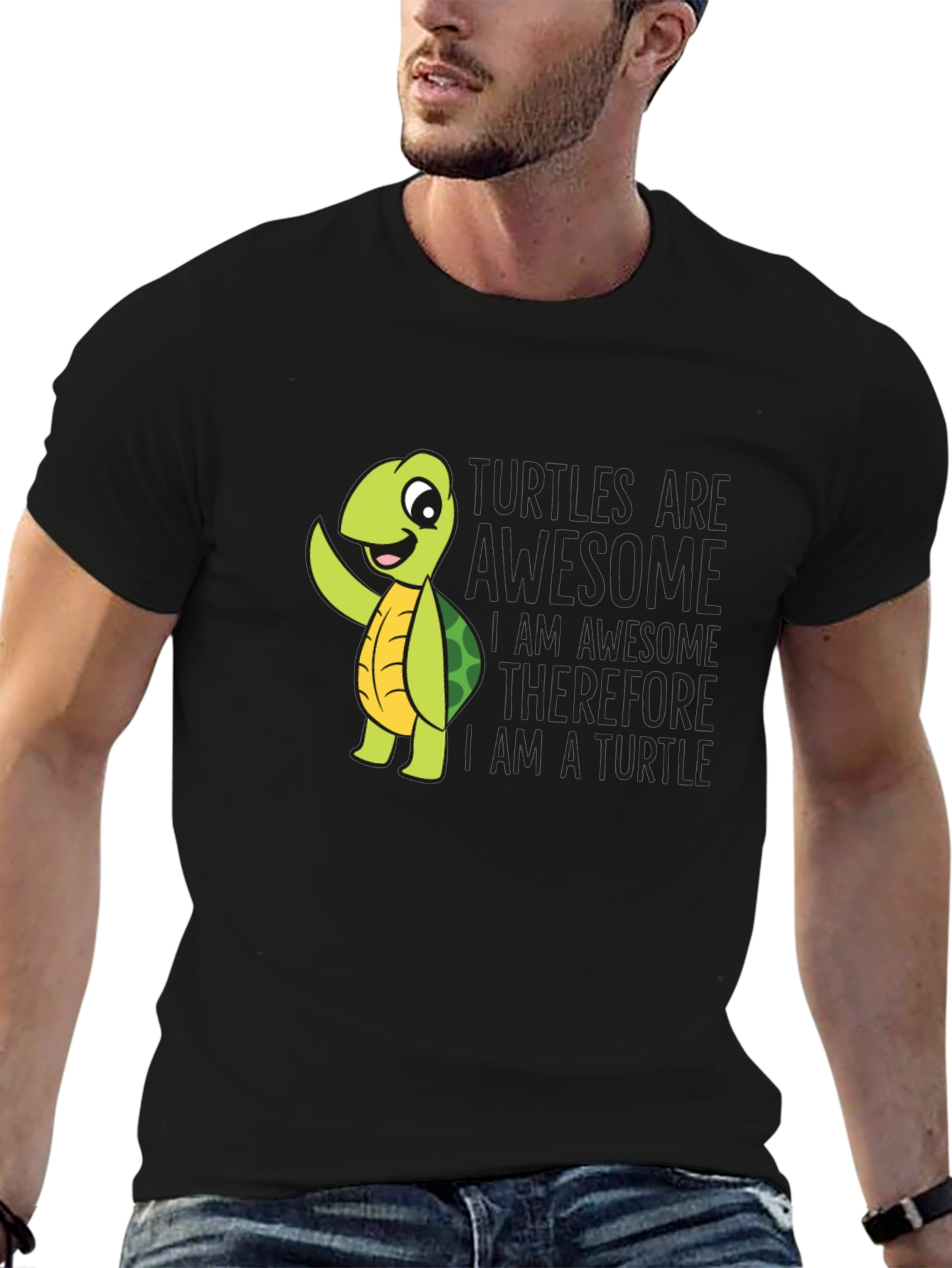 Turtles Are Awesome Graphic T-Shirt