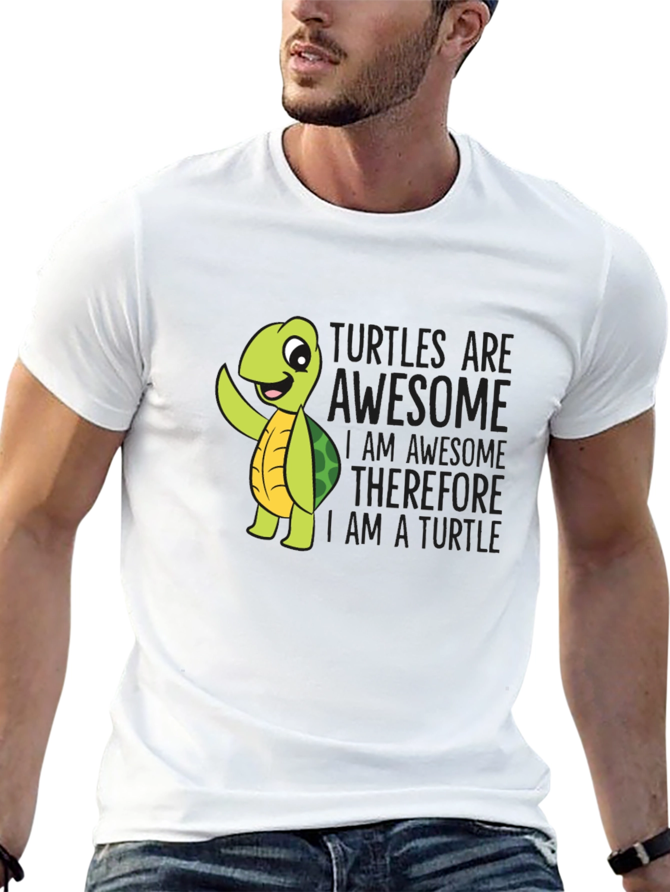 Turtles Are Awesome Graphic T-Shirt