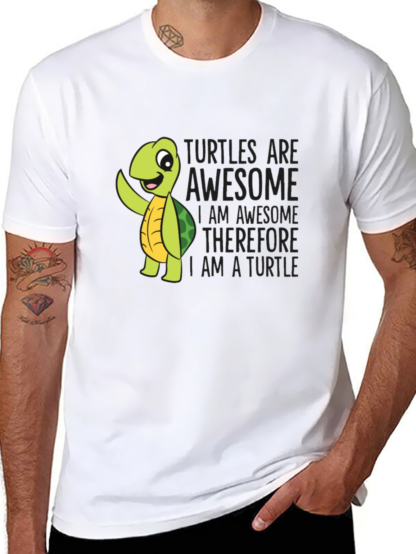 Turtles Are Awesome Graphic T-Shirt