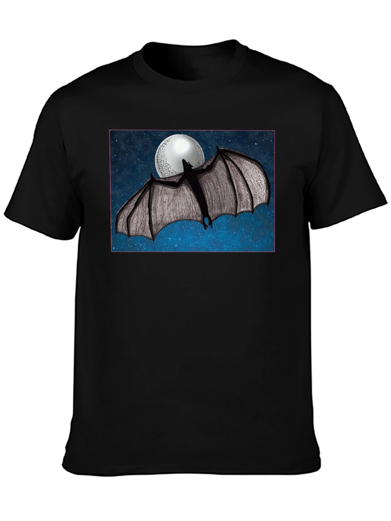 Bat & Moon Graphic Tee