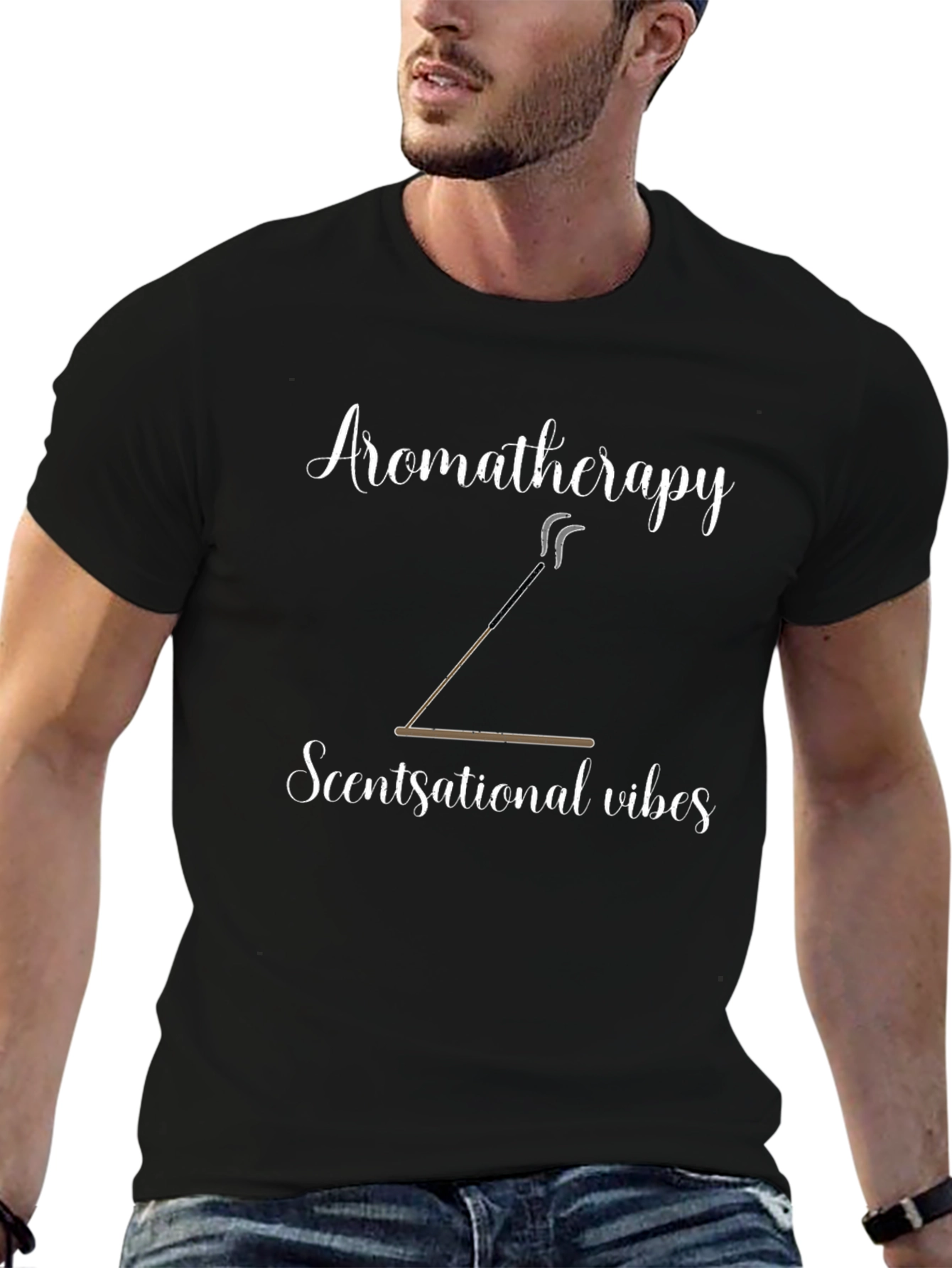Aromatherapy Scentsational Vibes Black T-Shirt
