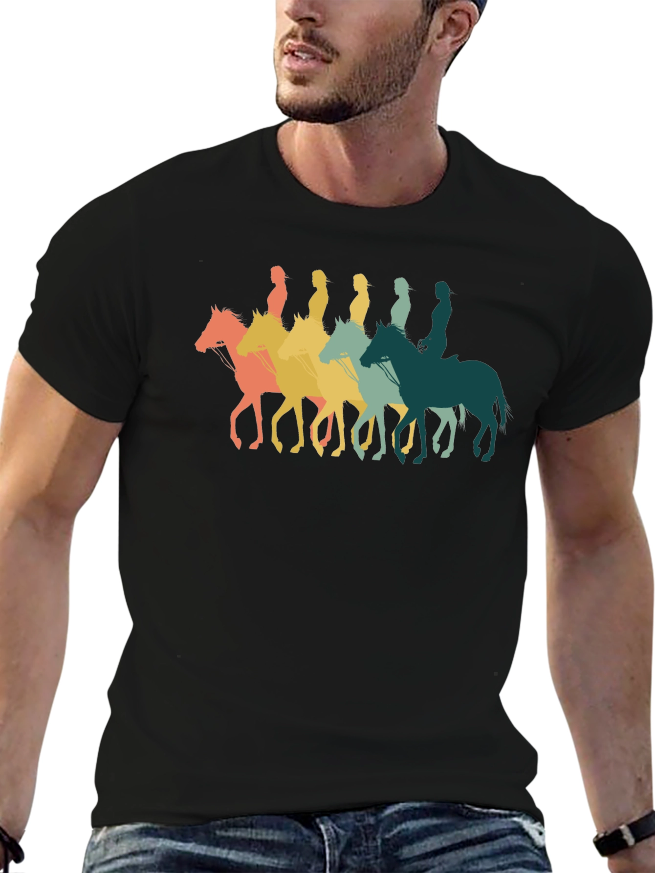 Retro Horse Rider T-Shirt