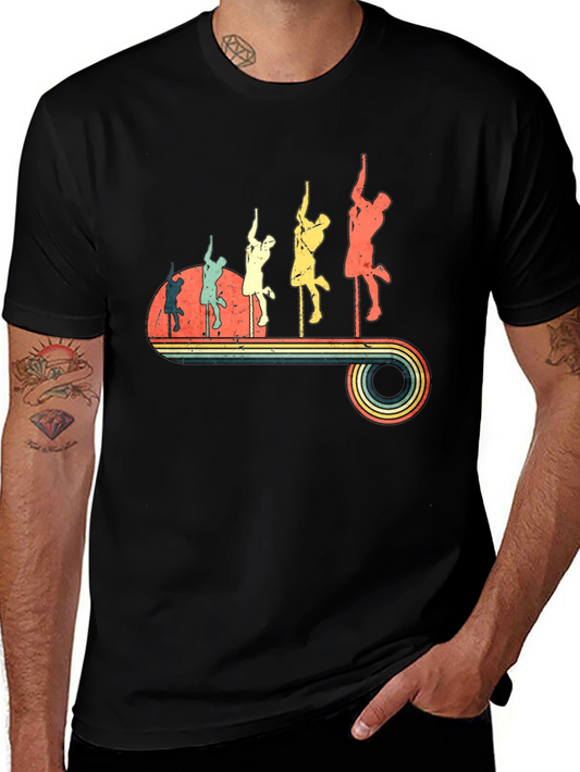 Retro Pole Dancing Evolution T-Shirt