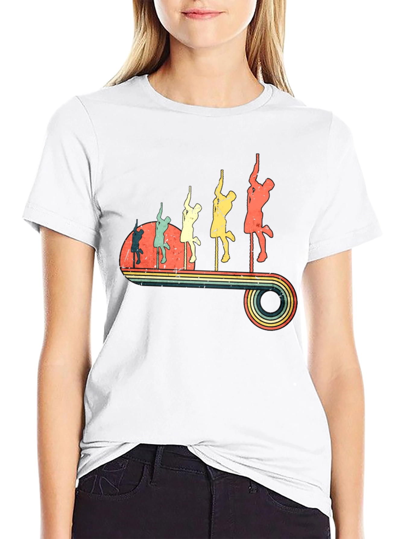 Retro Pole Dancing Evolution T-Shirt