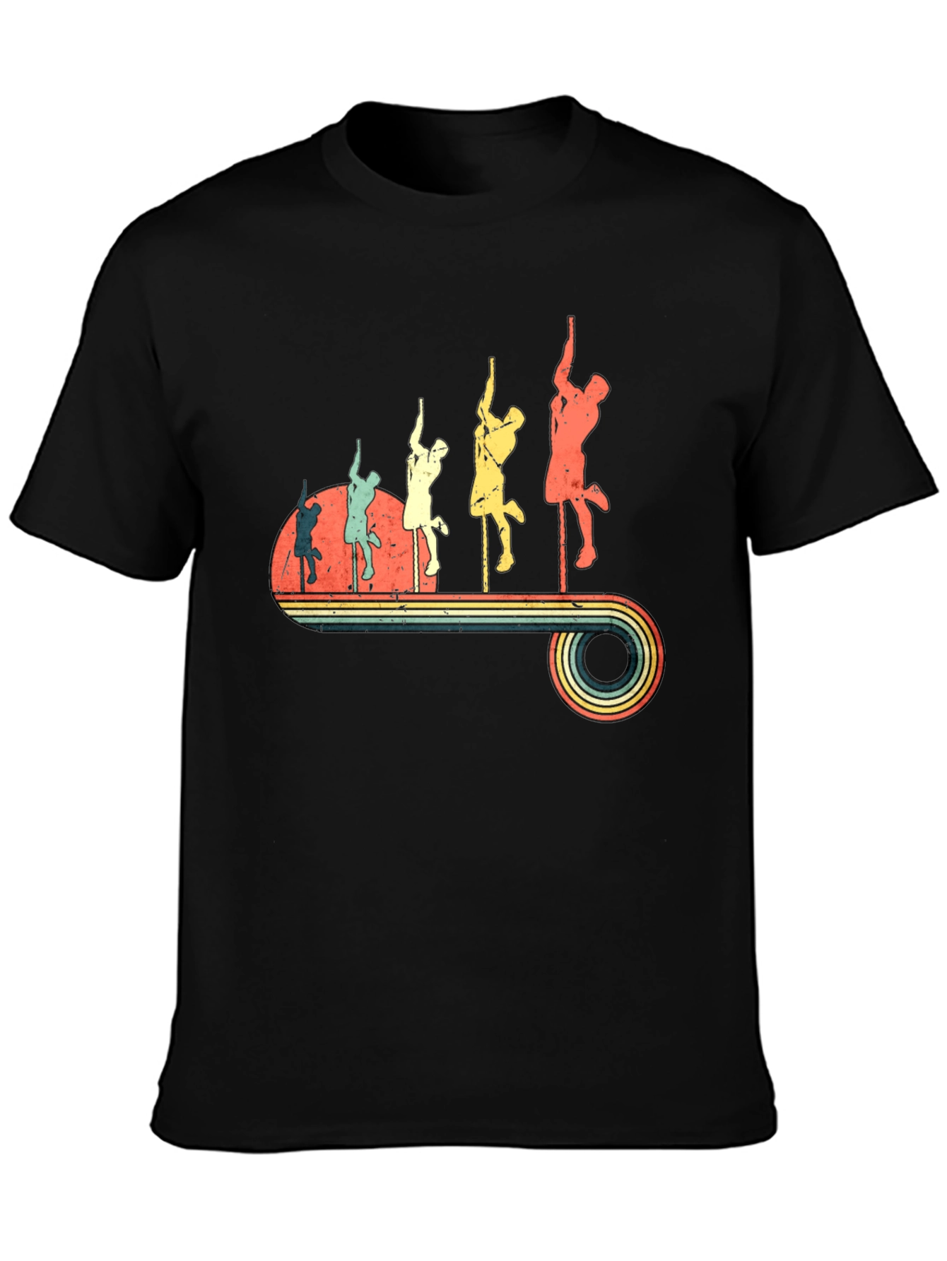 Retro Pole Dancing Evolution T-Shirt