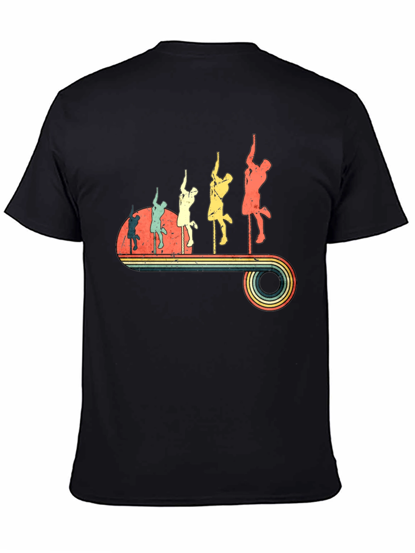Retro Pole Dancing Evolution T-Shirt
