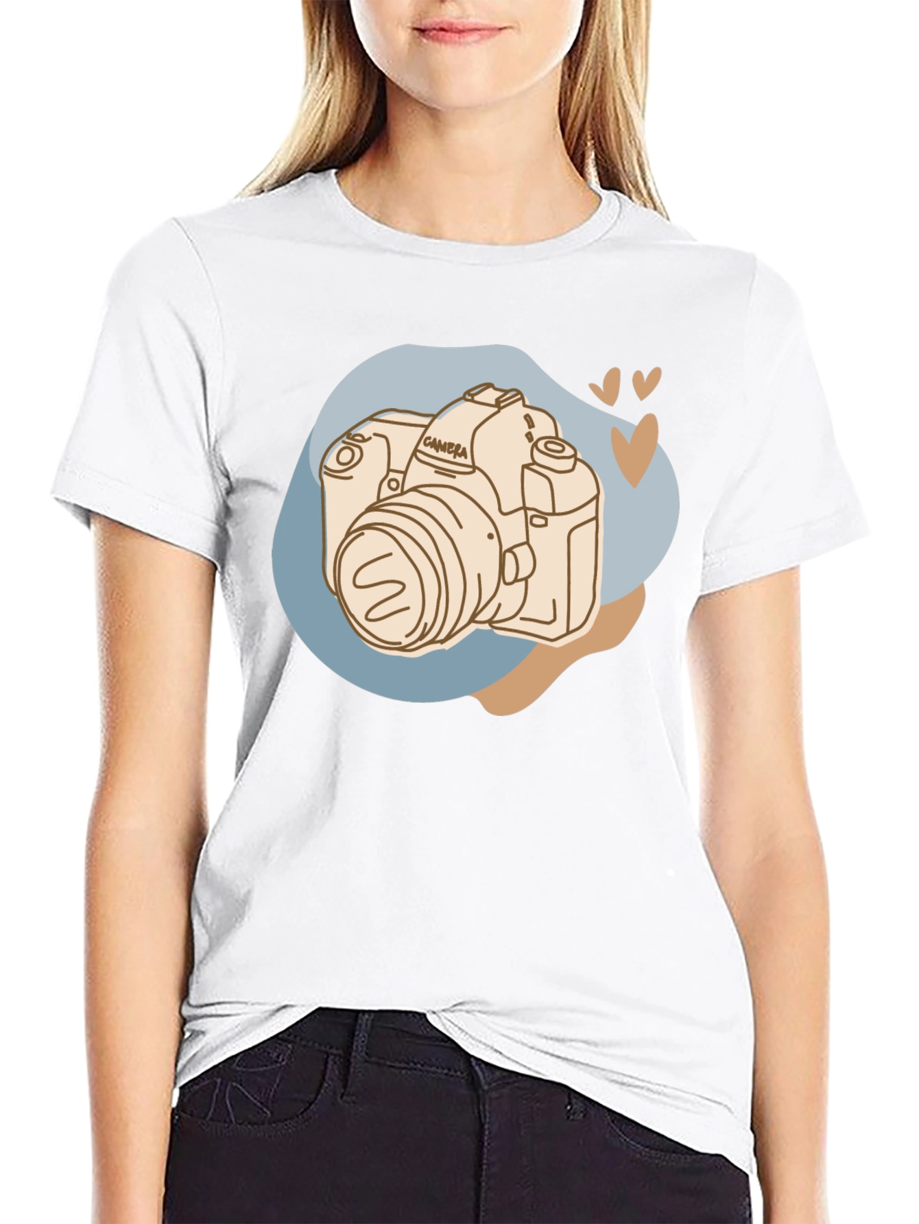 Camera Graphic Tee - Stylish Photography Lover T-Shirt