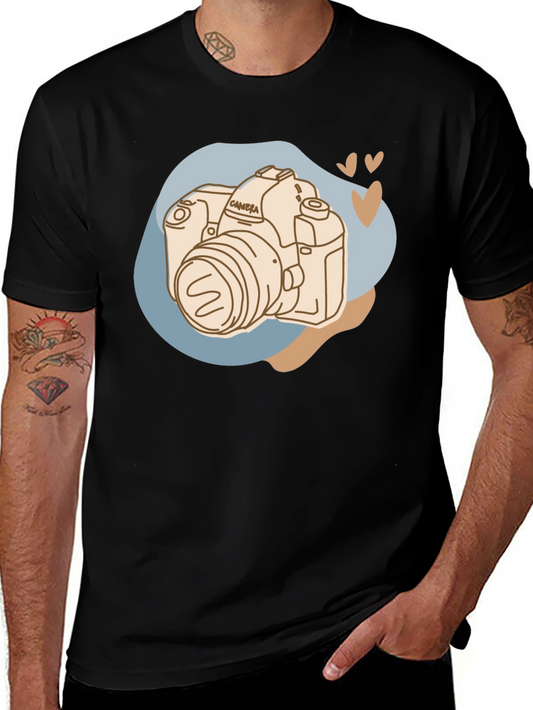 Camera Graphic Tee - Stylish Photography Lover T-Shirt