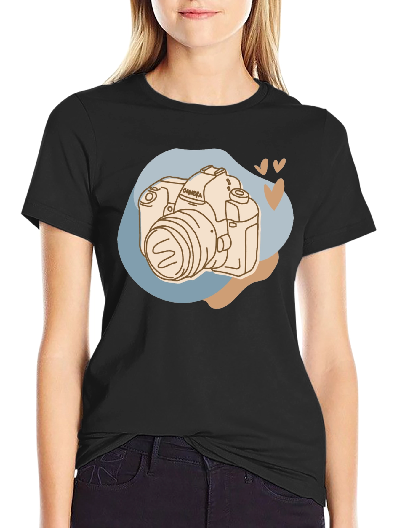 Camera Graphic Tee - Stylish Photography Lover T-Shirt