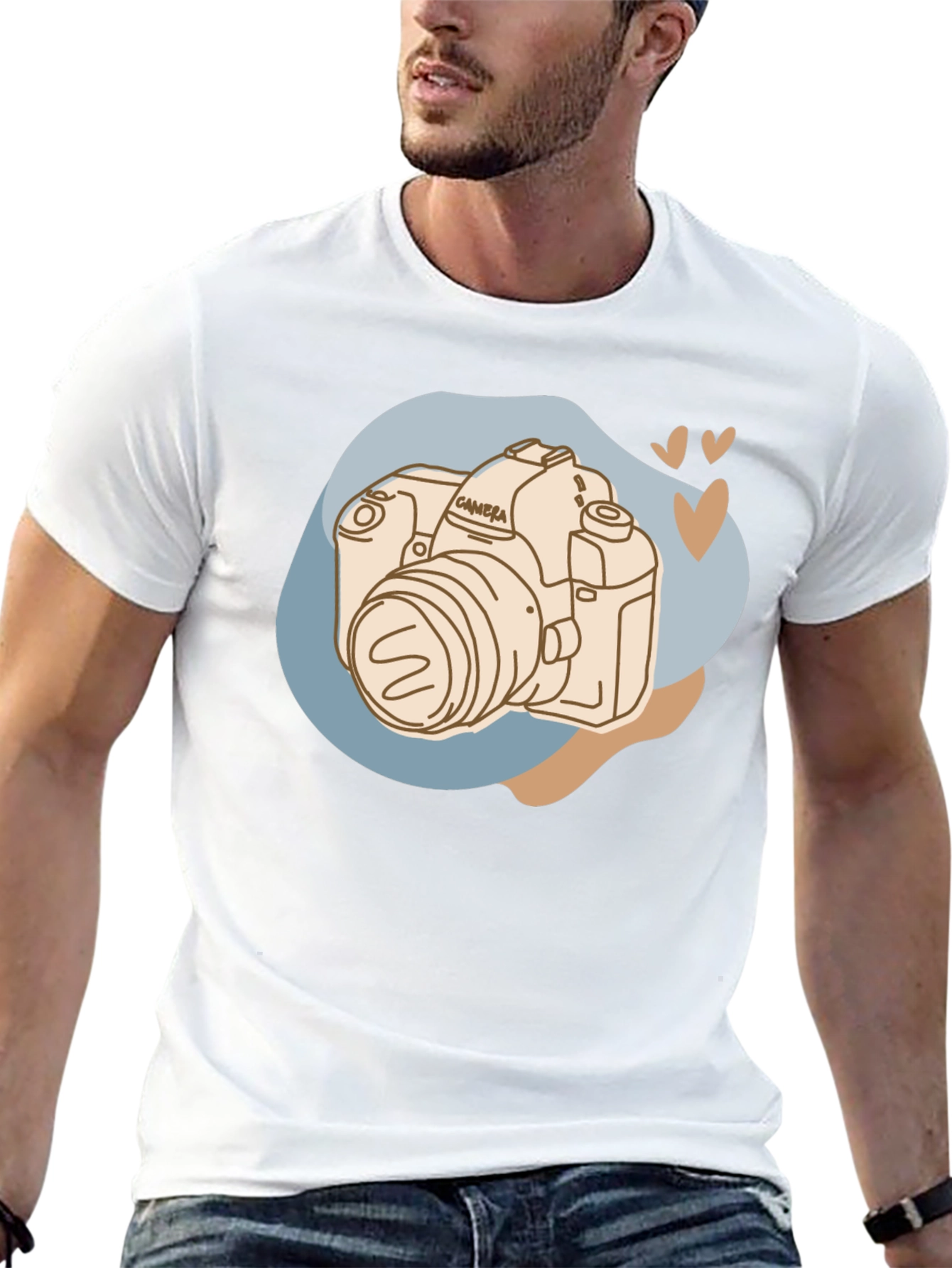 Camera Graphic Tee - Stylish Photography Lover T-Shirt
