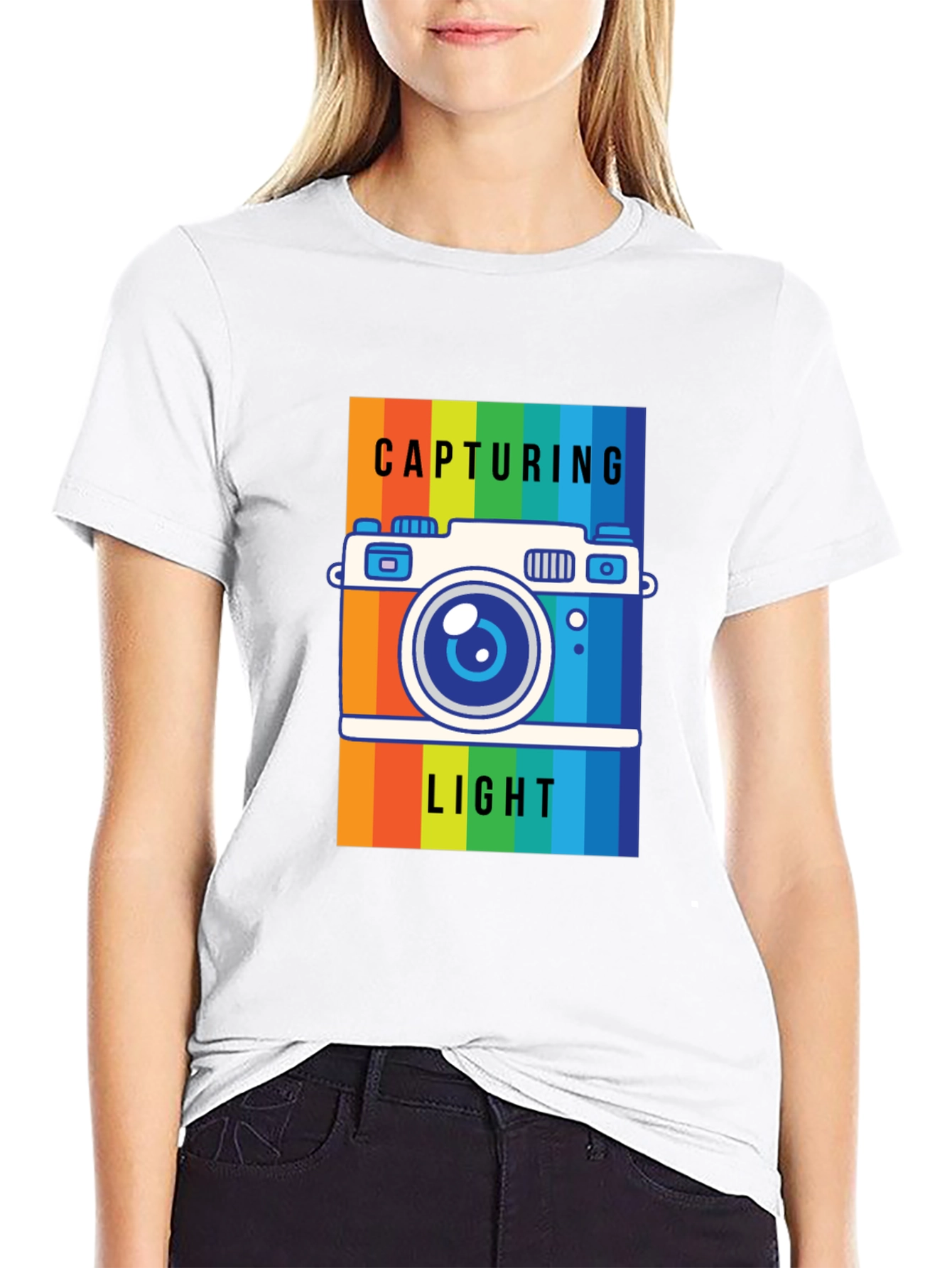 Capturing Light Camera Graphic T-Shirt