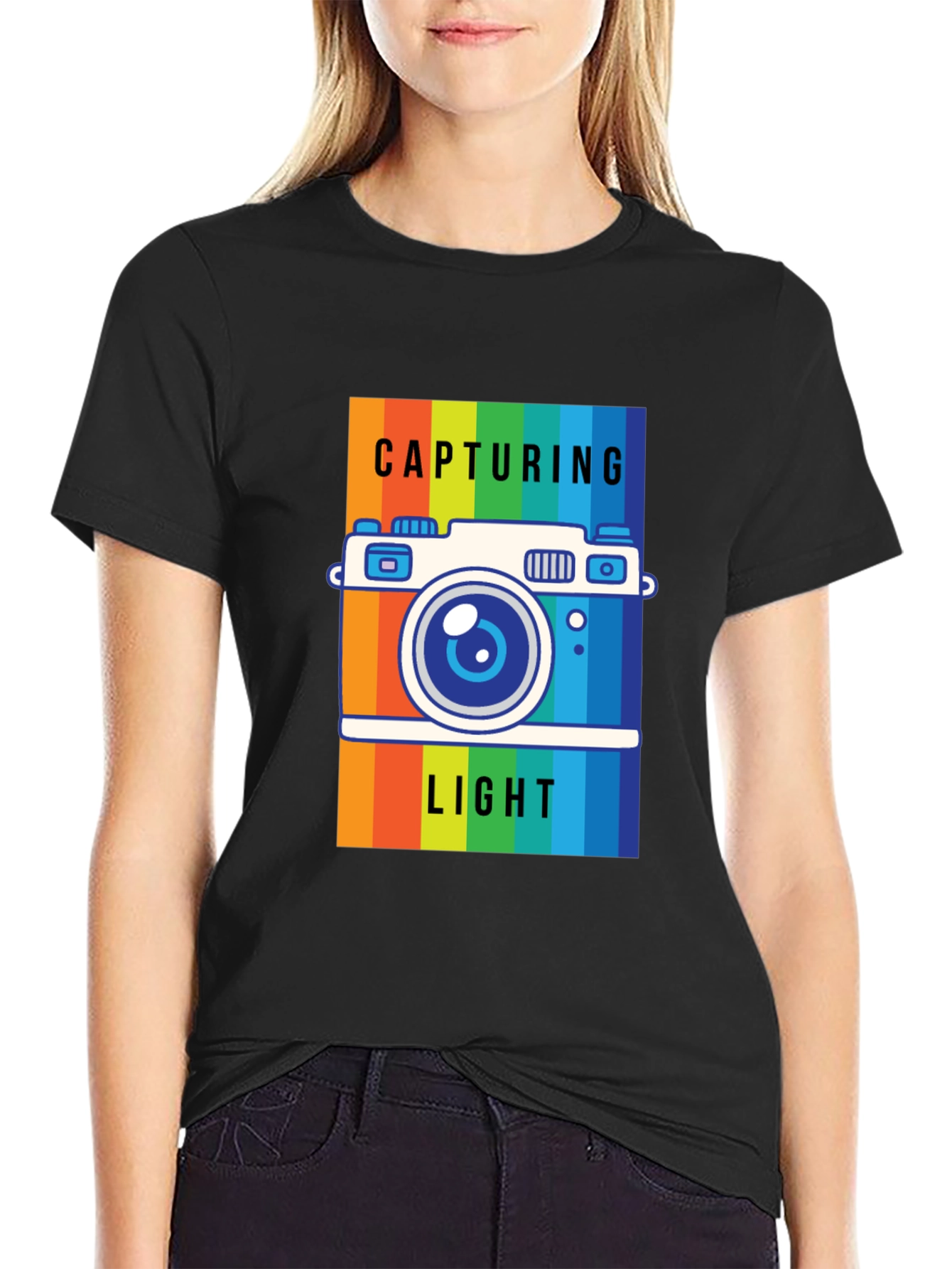 Capturing Light Camera Graphic T-Shirt