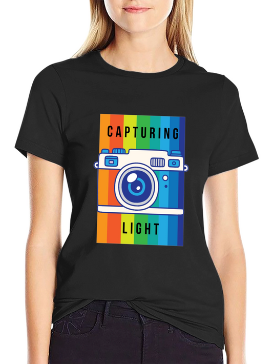 Capturing Light Camera Graphic T-Shirt