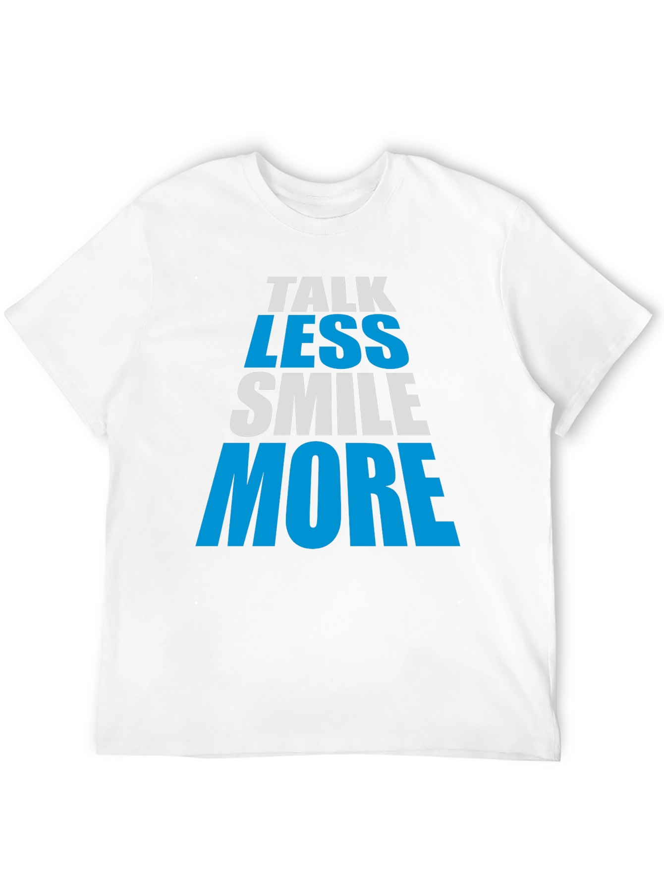 Talk Less Smile More Graphic Tee - Black