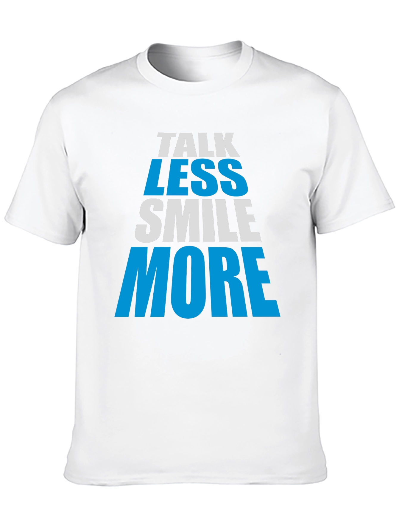 Talk Less Smile More Graphic Tee - Black