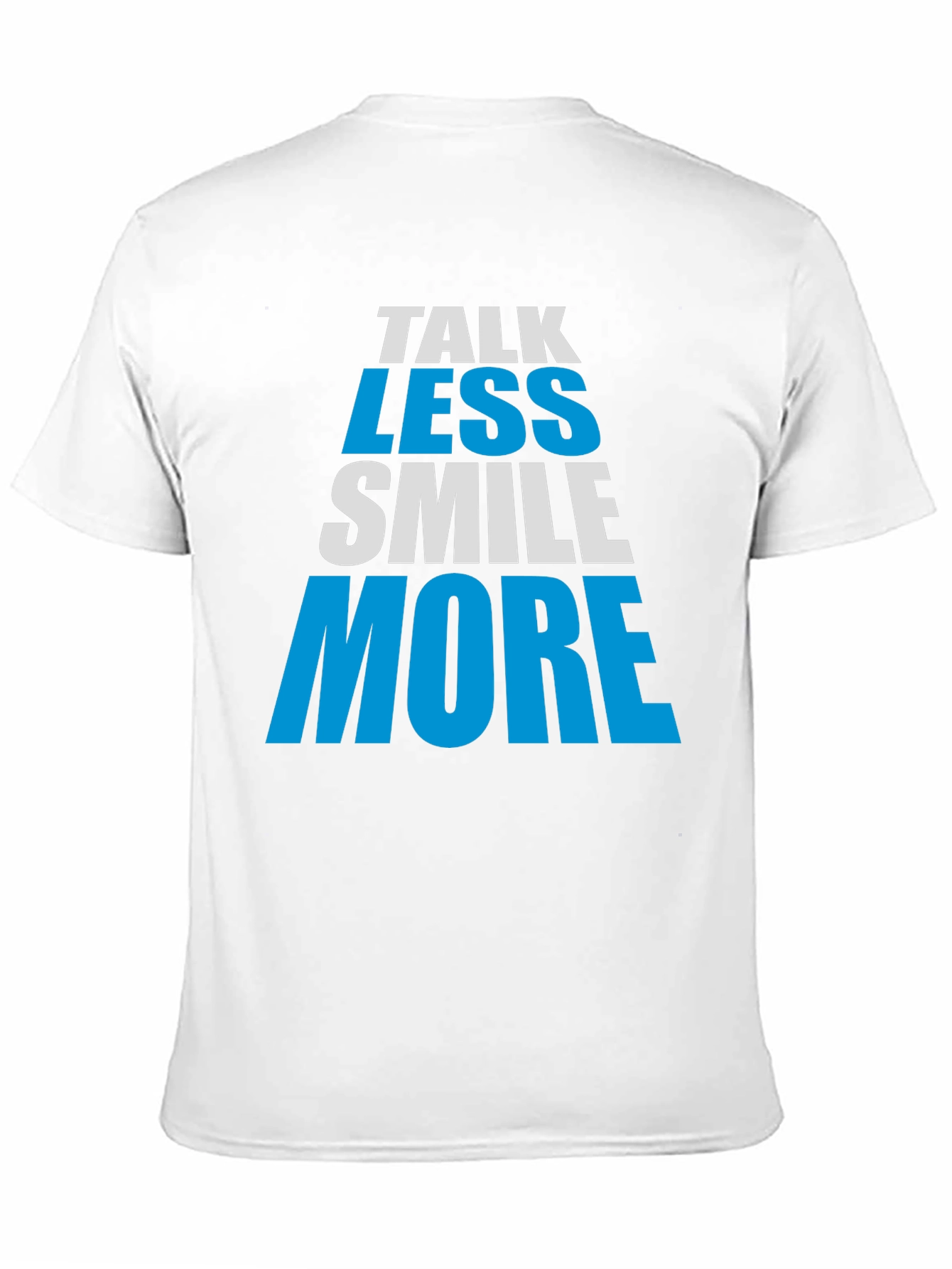 Talk Less Smile More Graphic Tee - Black