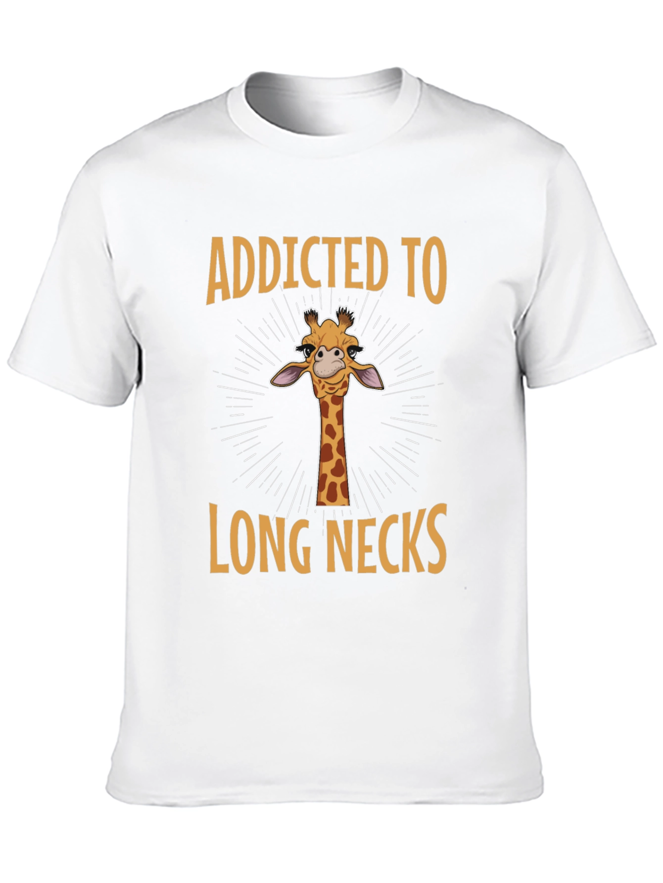 Addicted to Long Necks Giraffe T-Shirt
