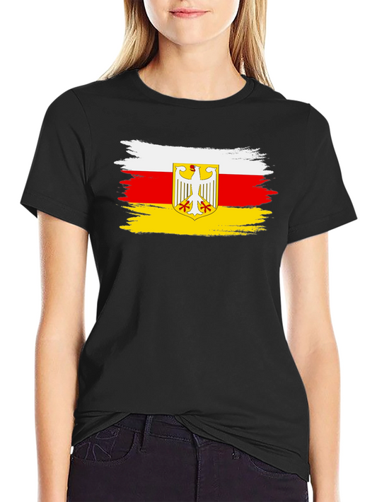 South Ossetia Flag Black T-Shirt