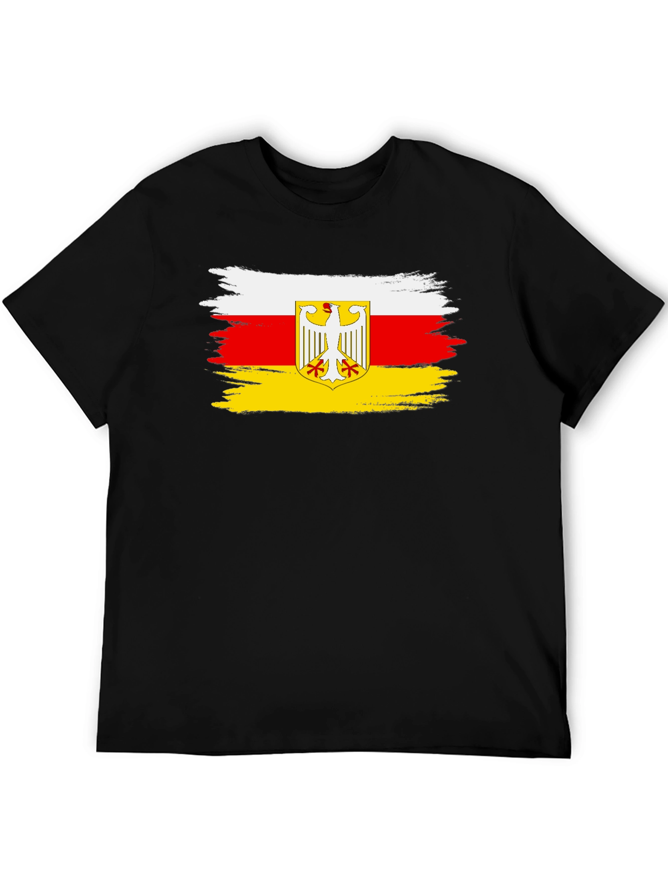 South Ossetia Flag Black T-Shirt