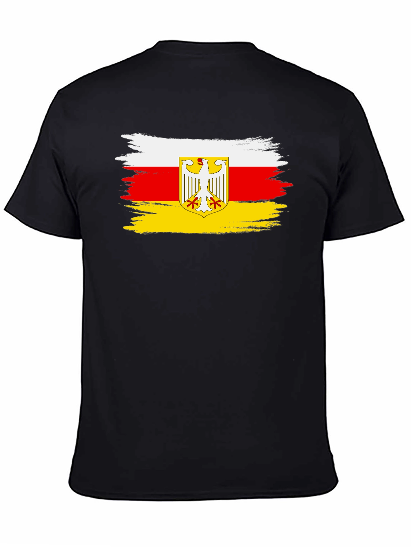 South Ossetia Flag Black T-Shirt