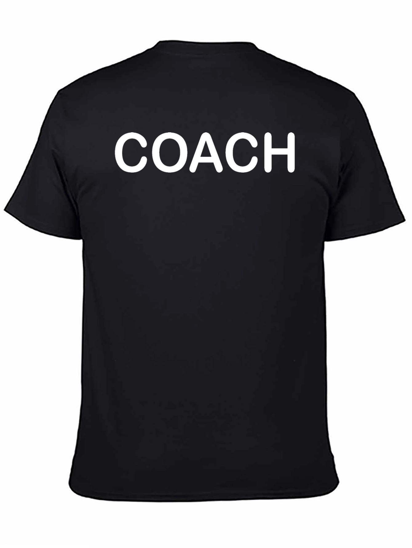 Coach Black T-Shirt - Athletic Training Tee