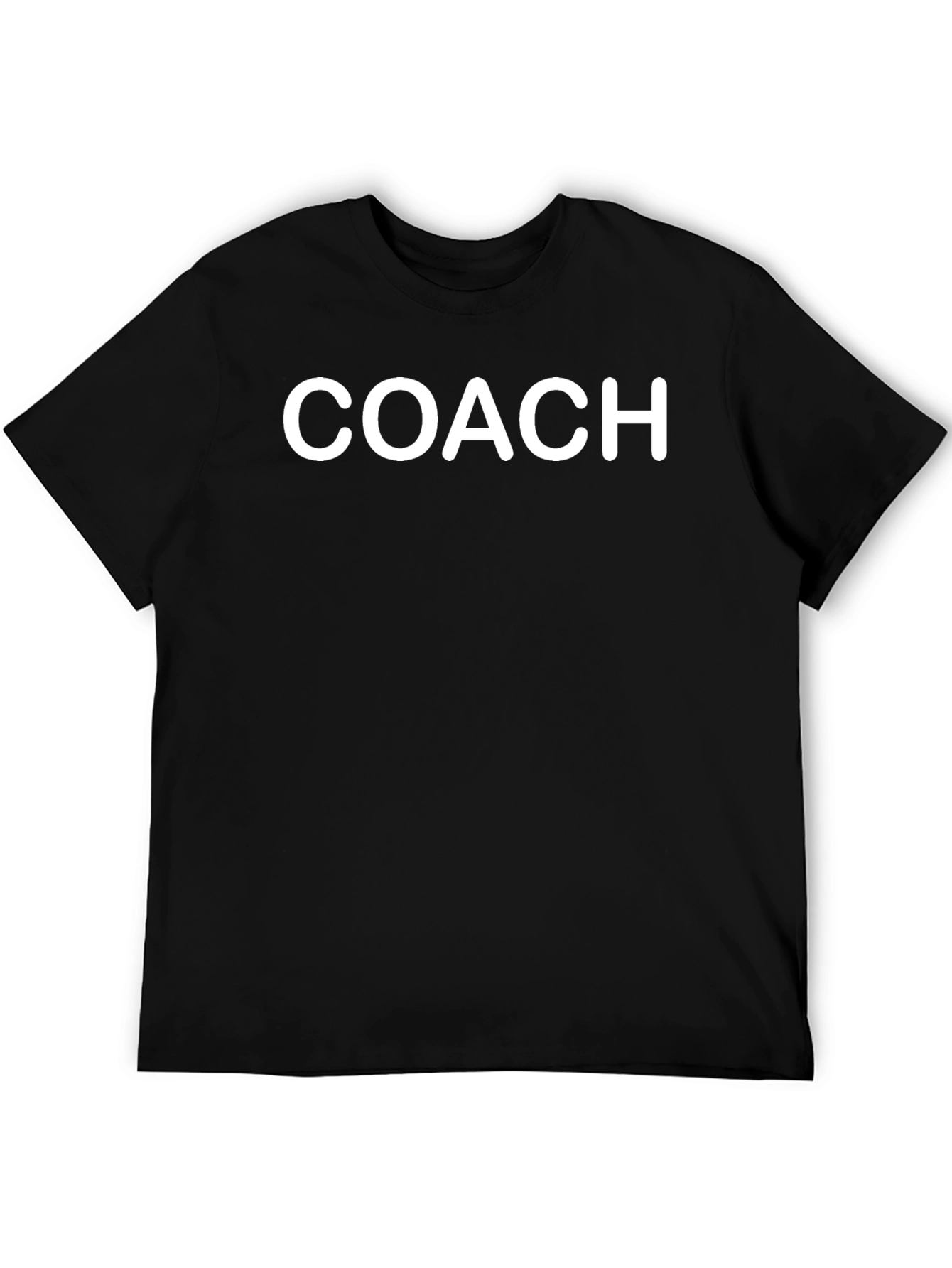 Coach Black T-Shirt - Athletic Training Tee
