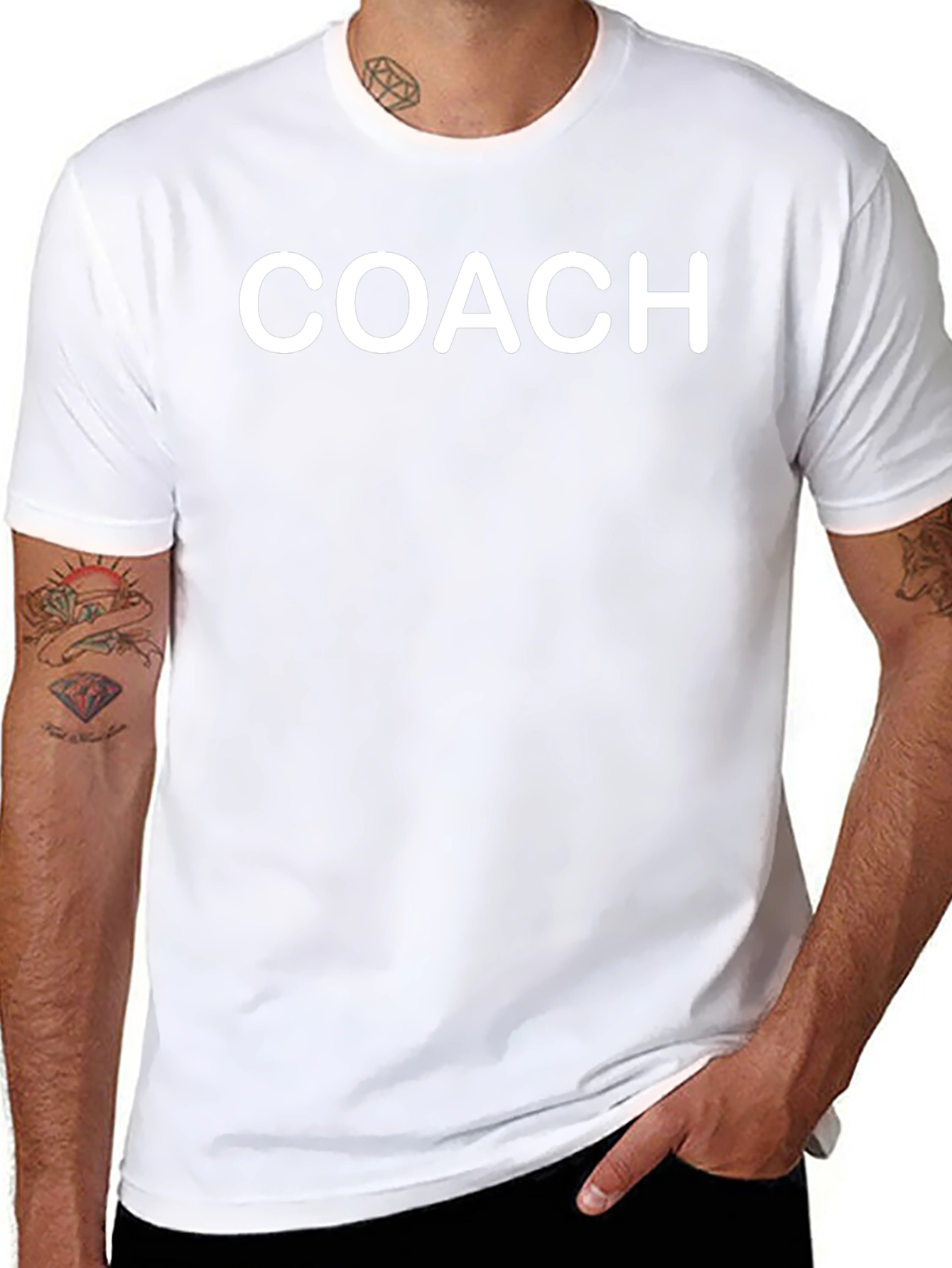 Coach Black T-Shirt - Athletic Training Tee