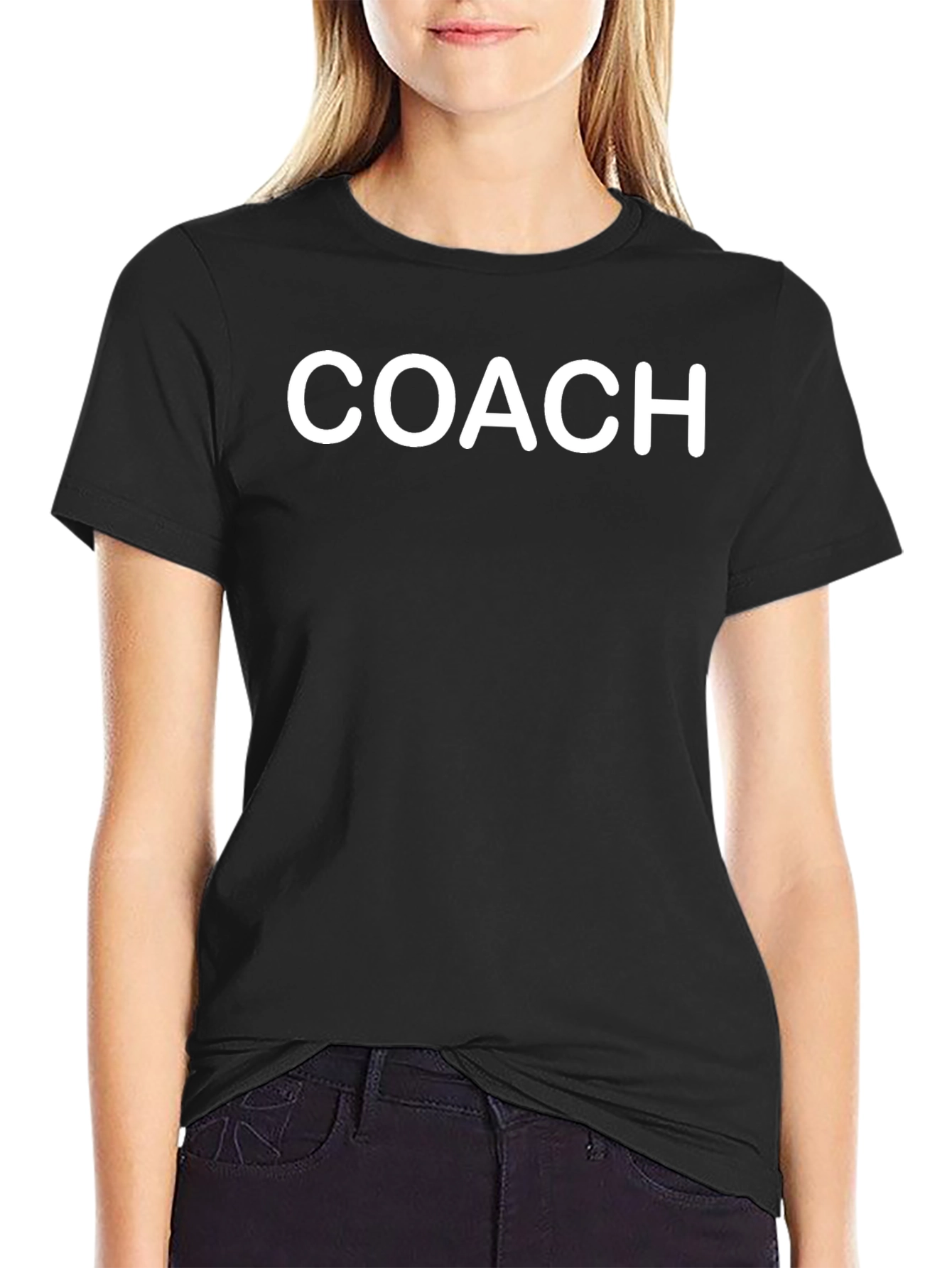 Coach Black T-Shirt - Athletic Training Tee