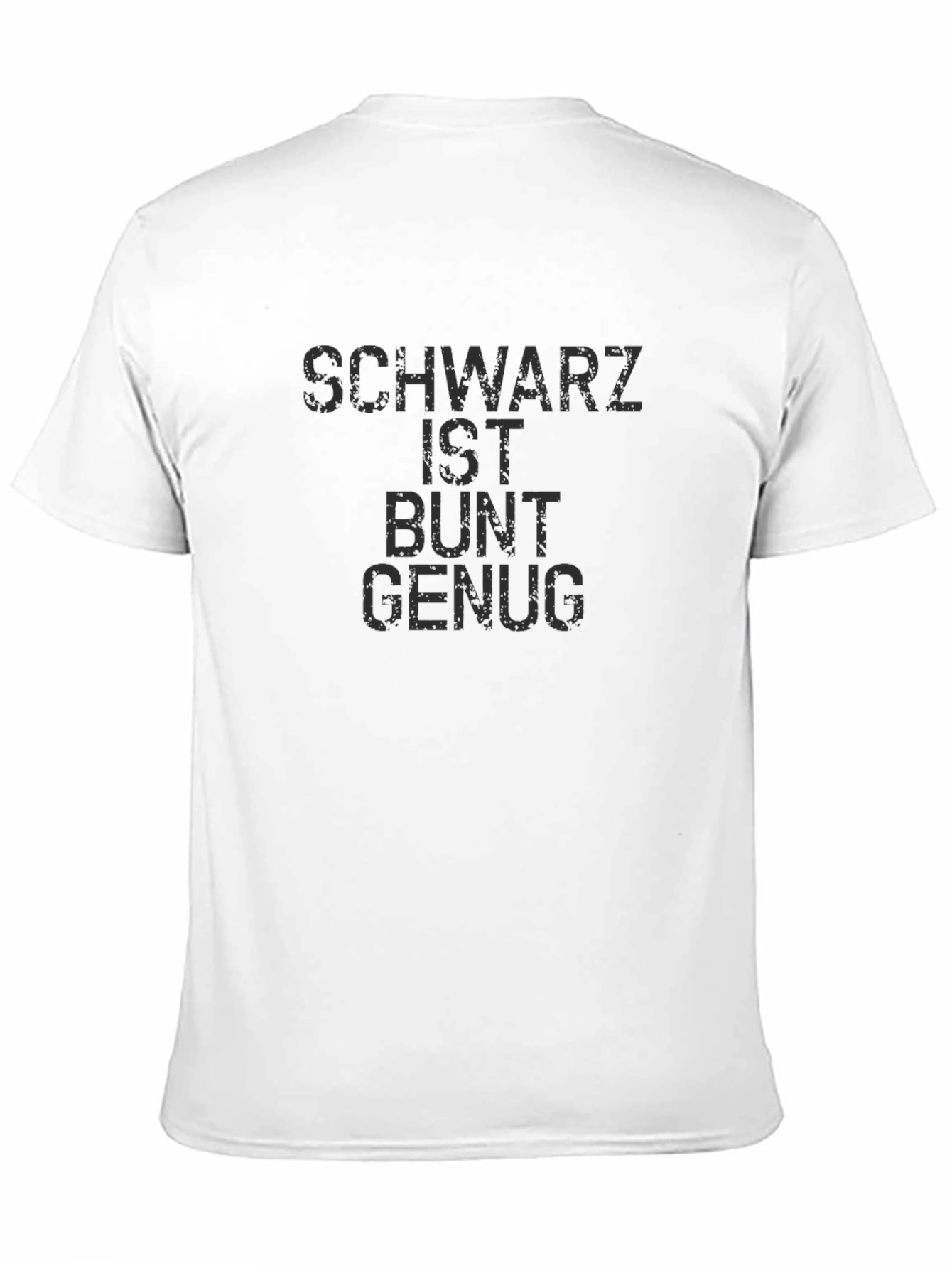 Schwarz Ist Bunt Genug Graphic Tee - Black
