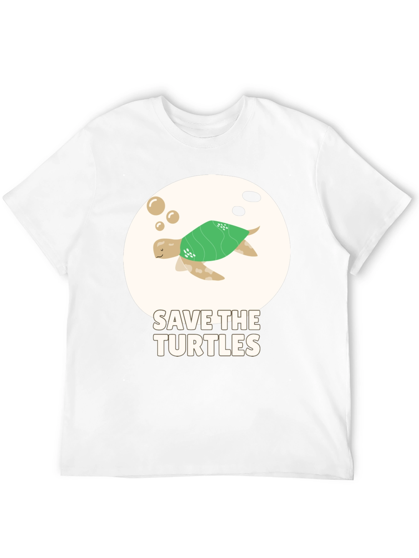 Save the Turtles Graphic T-Shirt