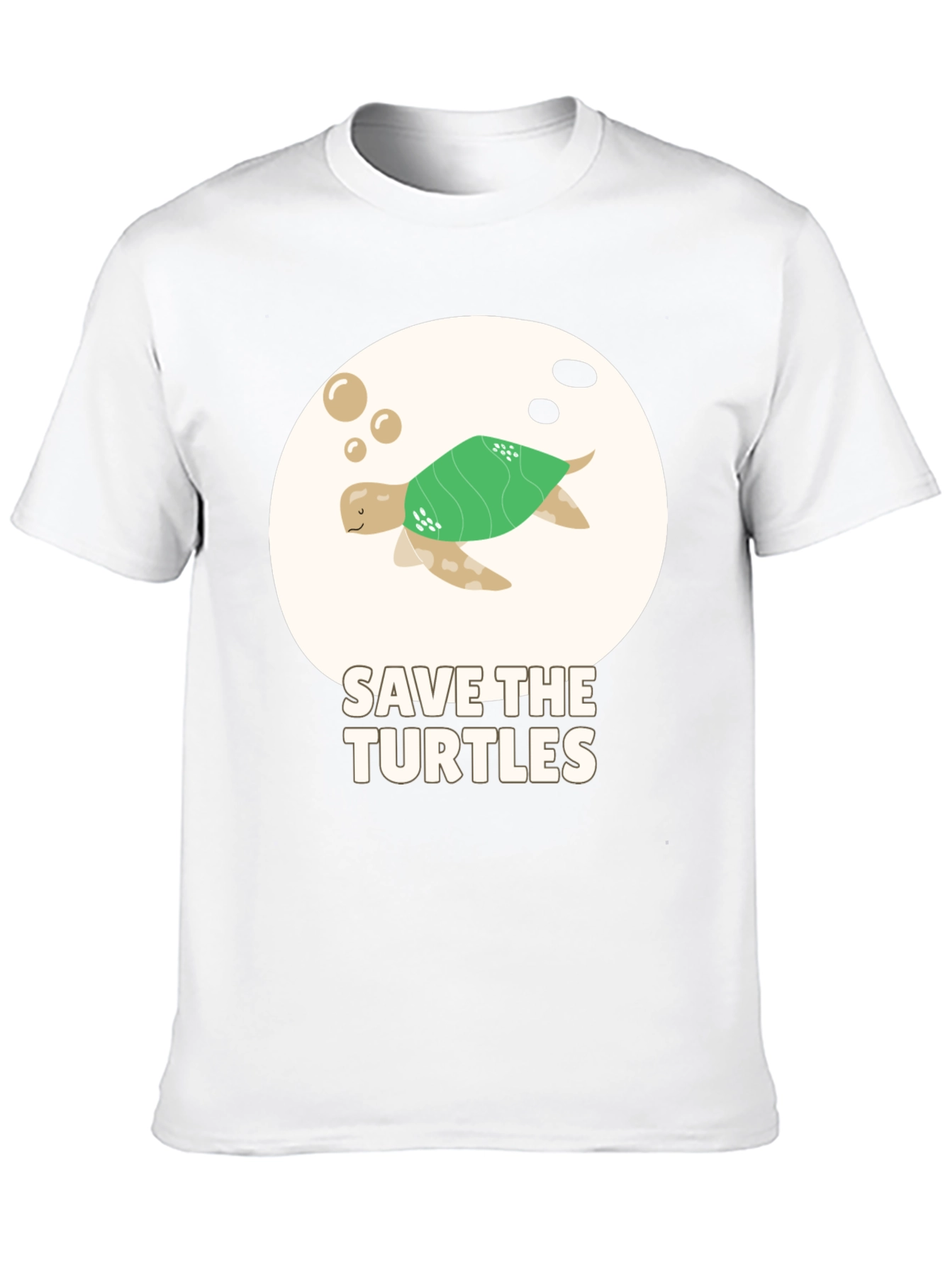 Save the Turtles Graphic T-Shirt