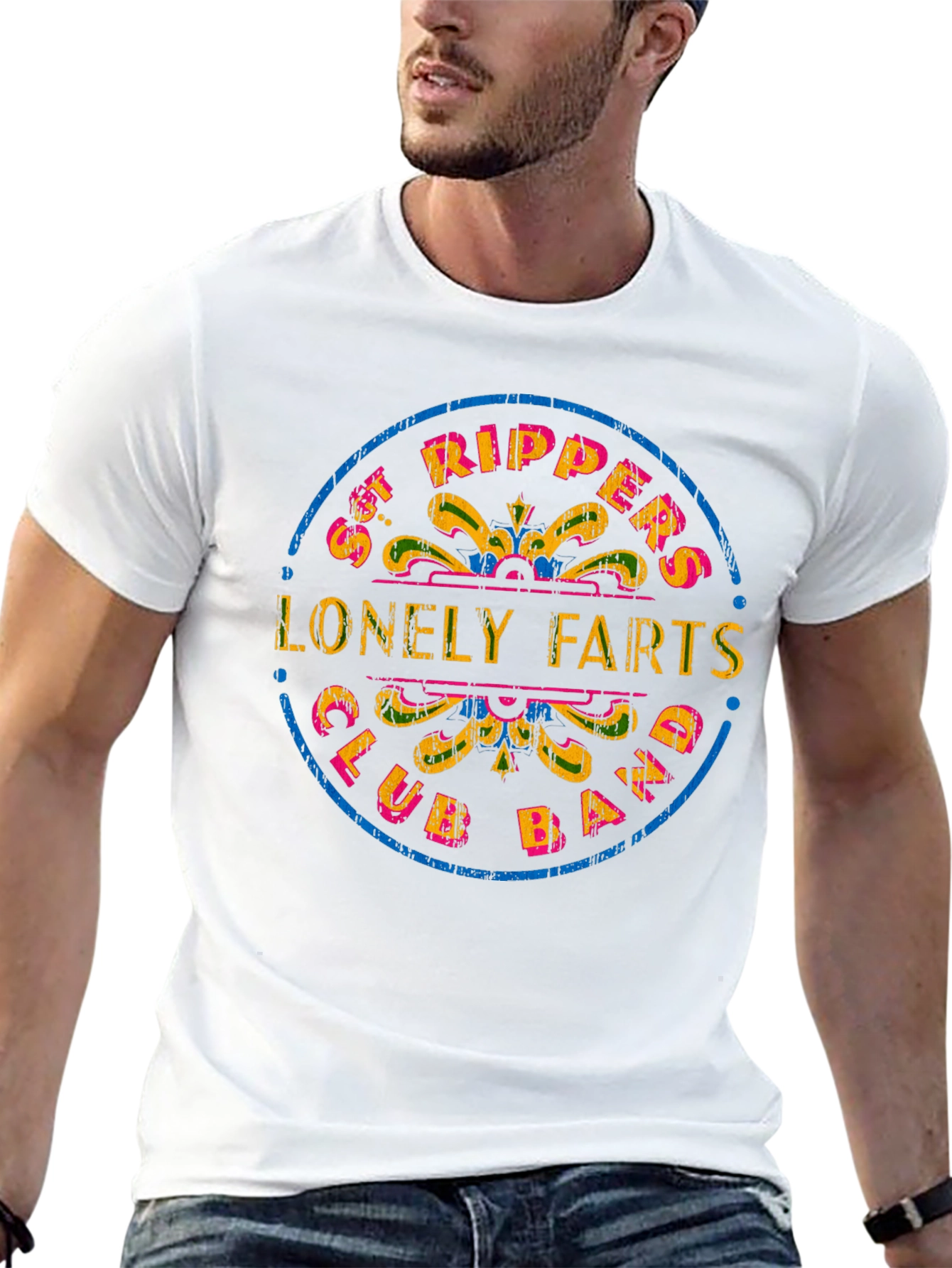 St. Rippers Lonely Farts Club Band Graphic Tee