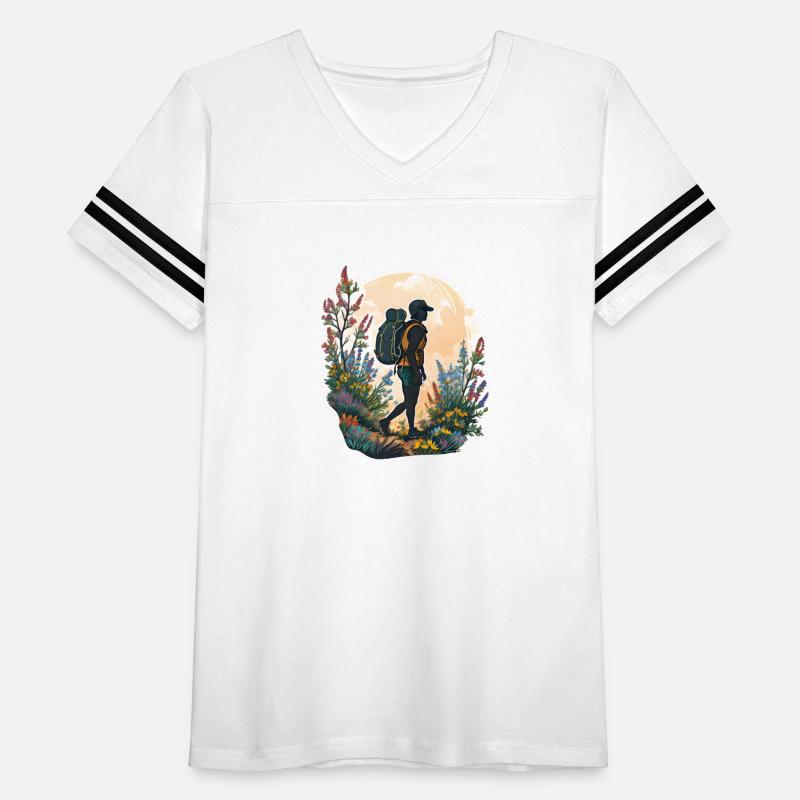 A Backpacker Hiking