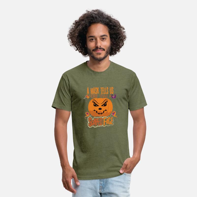 a mask tells us more than a scared face