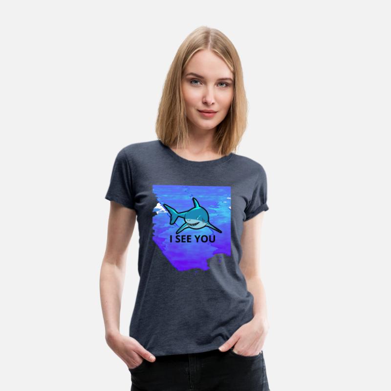 a shark in tthe sea