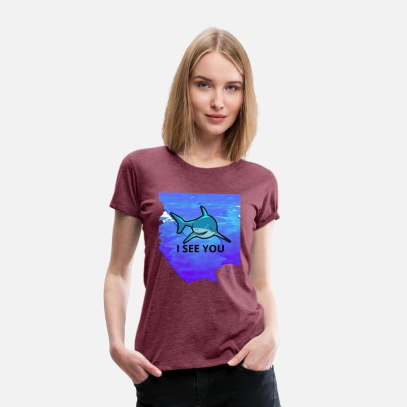 a shark in tthe sea