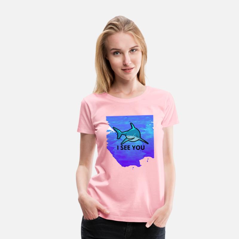 a shark in tthe sea