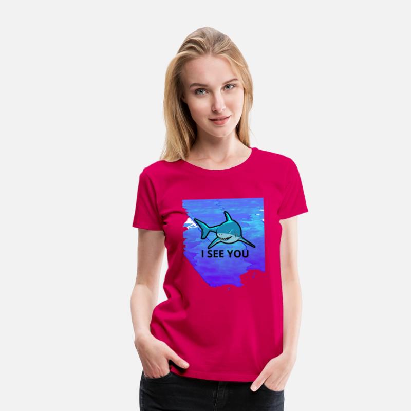 a shark in tthe sea
