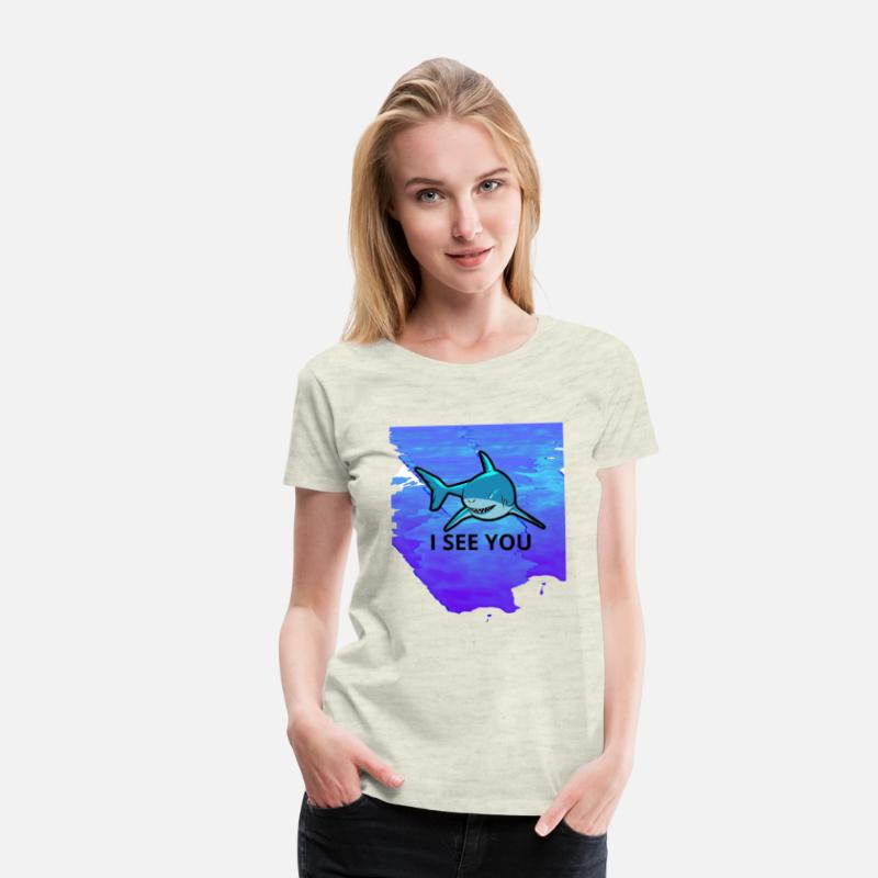 a shark in tthe sea