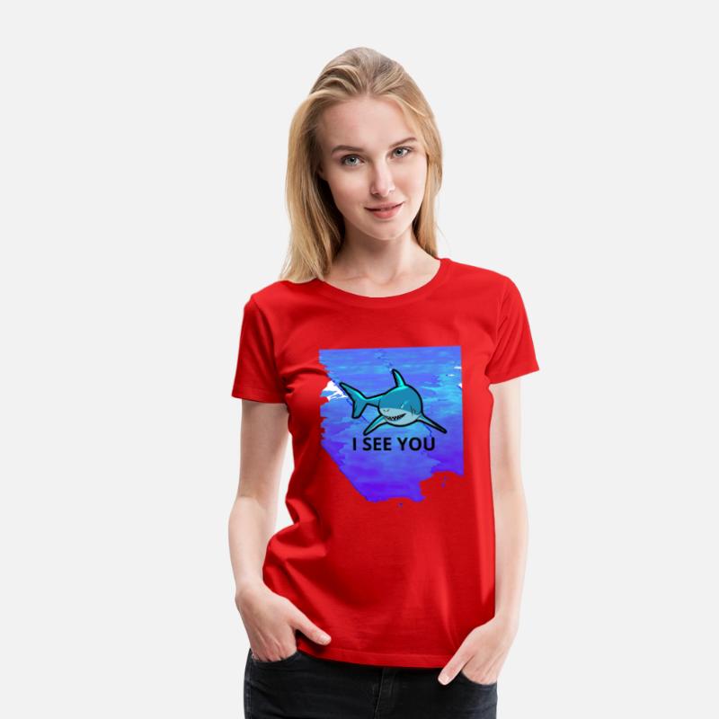 a shark in tthe sea