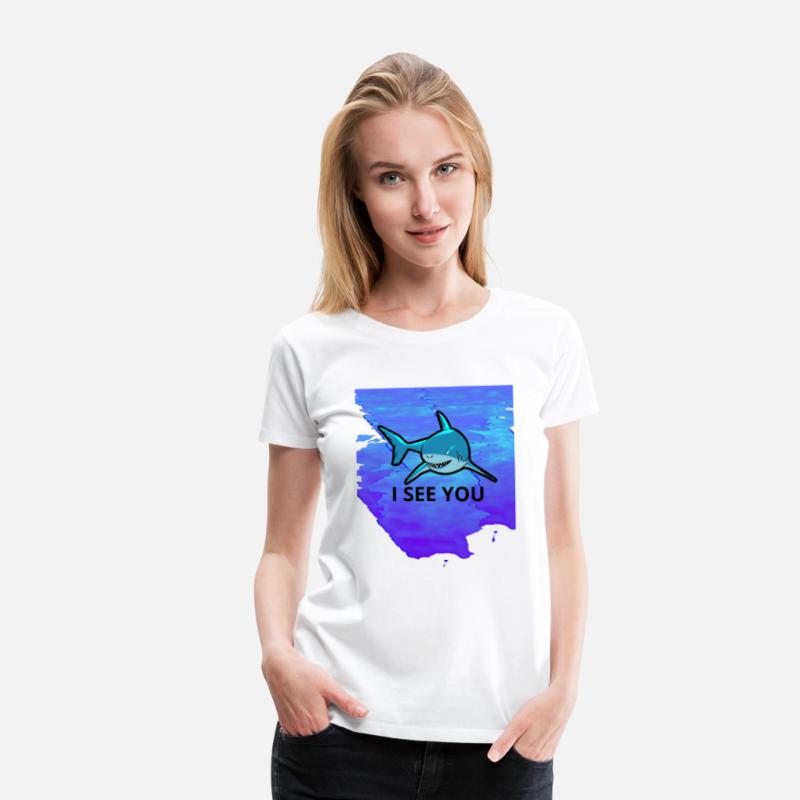a shark in tthe sea