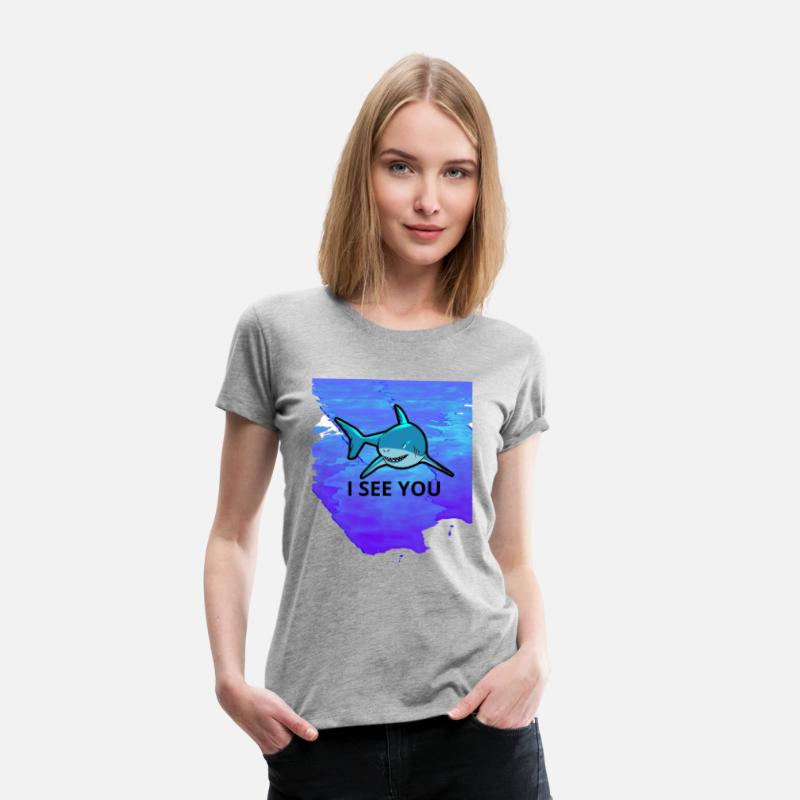a shark in tthe sea