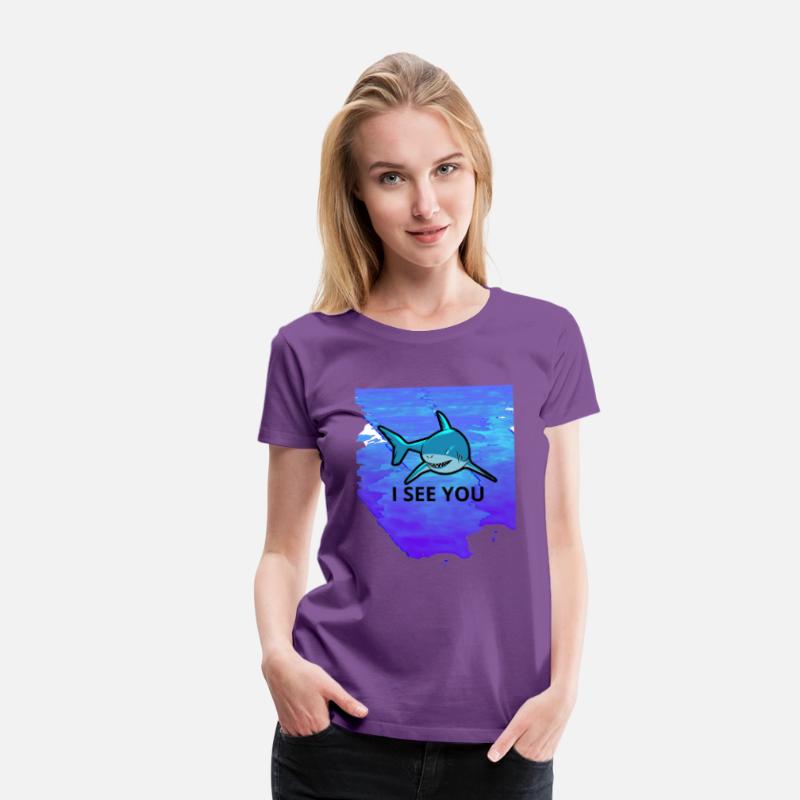 a shark in tthe sea
