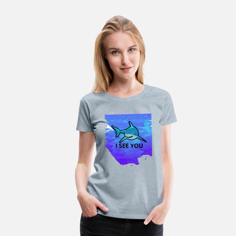 a shark in tthe sea